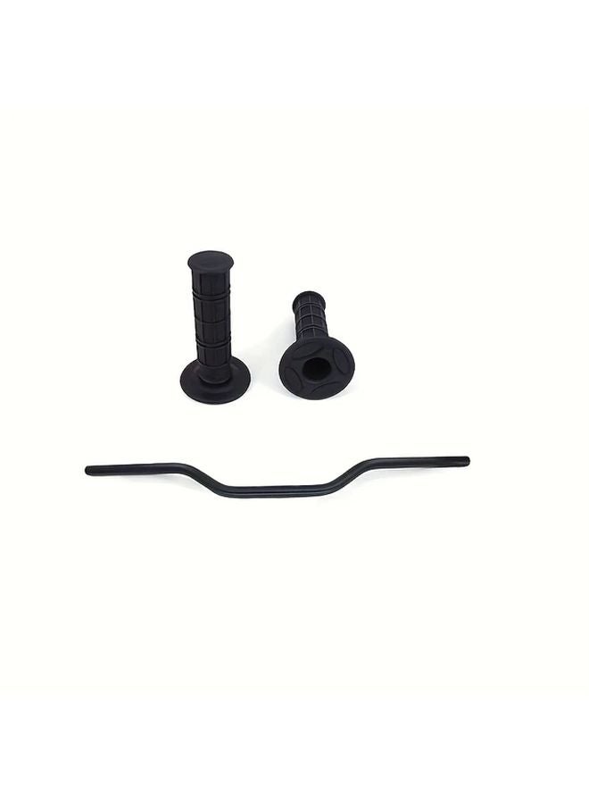 Red 7 8 Inch 22mm Low Handlebar Grip Set For Honda Yamaha Dirt Pit Bikes - Image 3